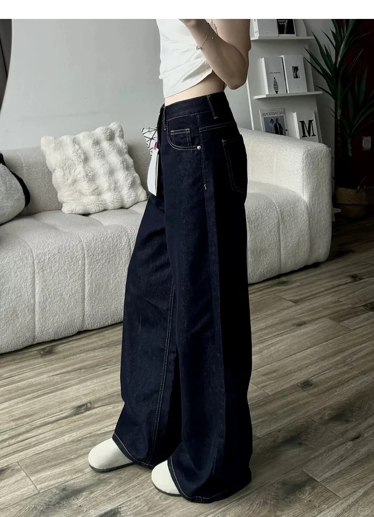 ハイウエストワイドデニム