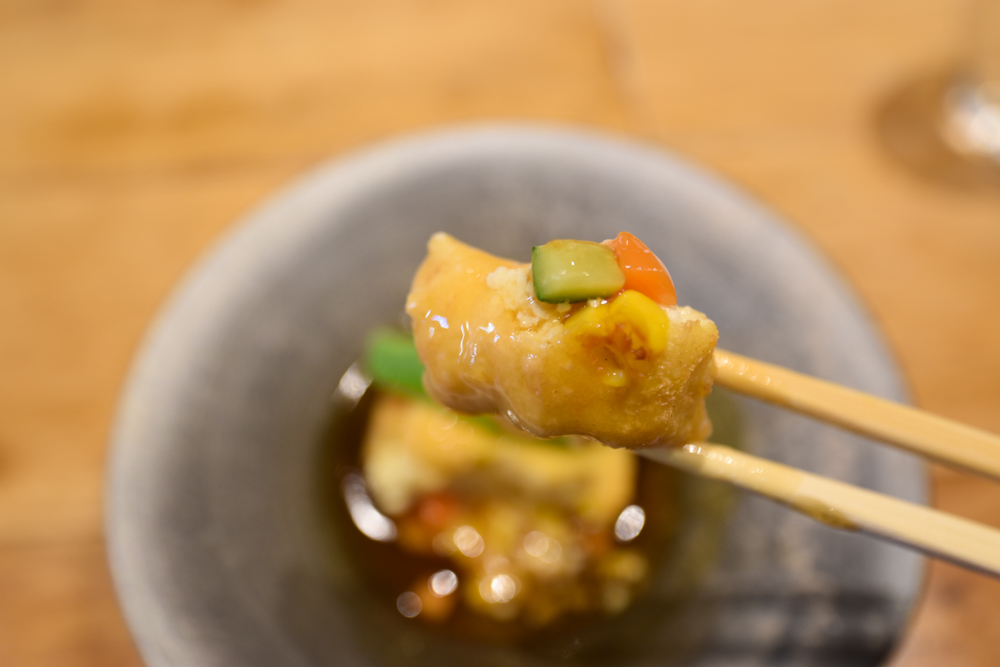 季節野菜のがんもどき
