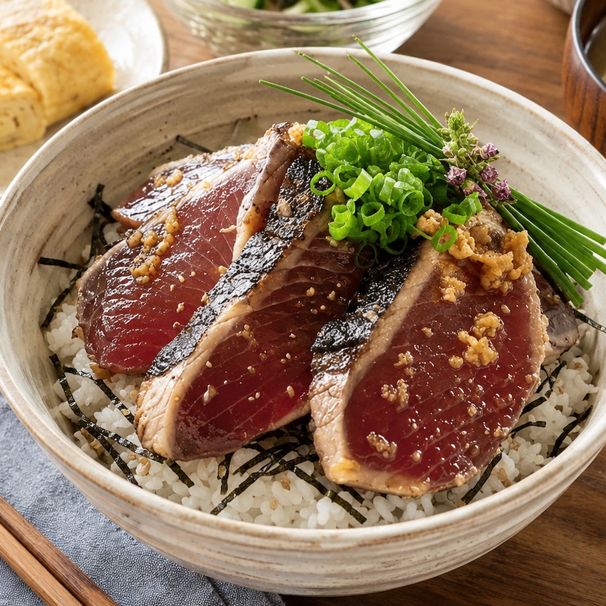 藁焼きカツオ 生姜醤油漬け｜1パック（100g）