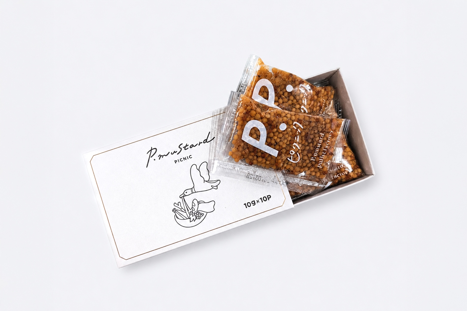 プチッと弾けるP.マスタードピクニック｜10g×10p