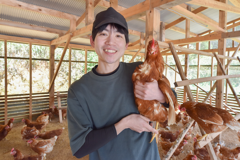 発酵飼料 平飼い卵 「山もりたまご」