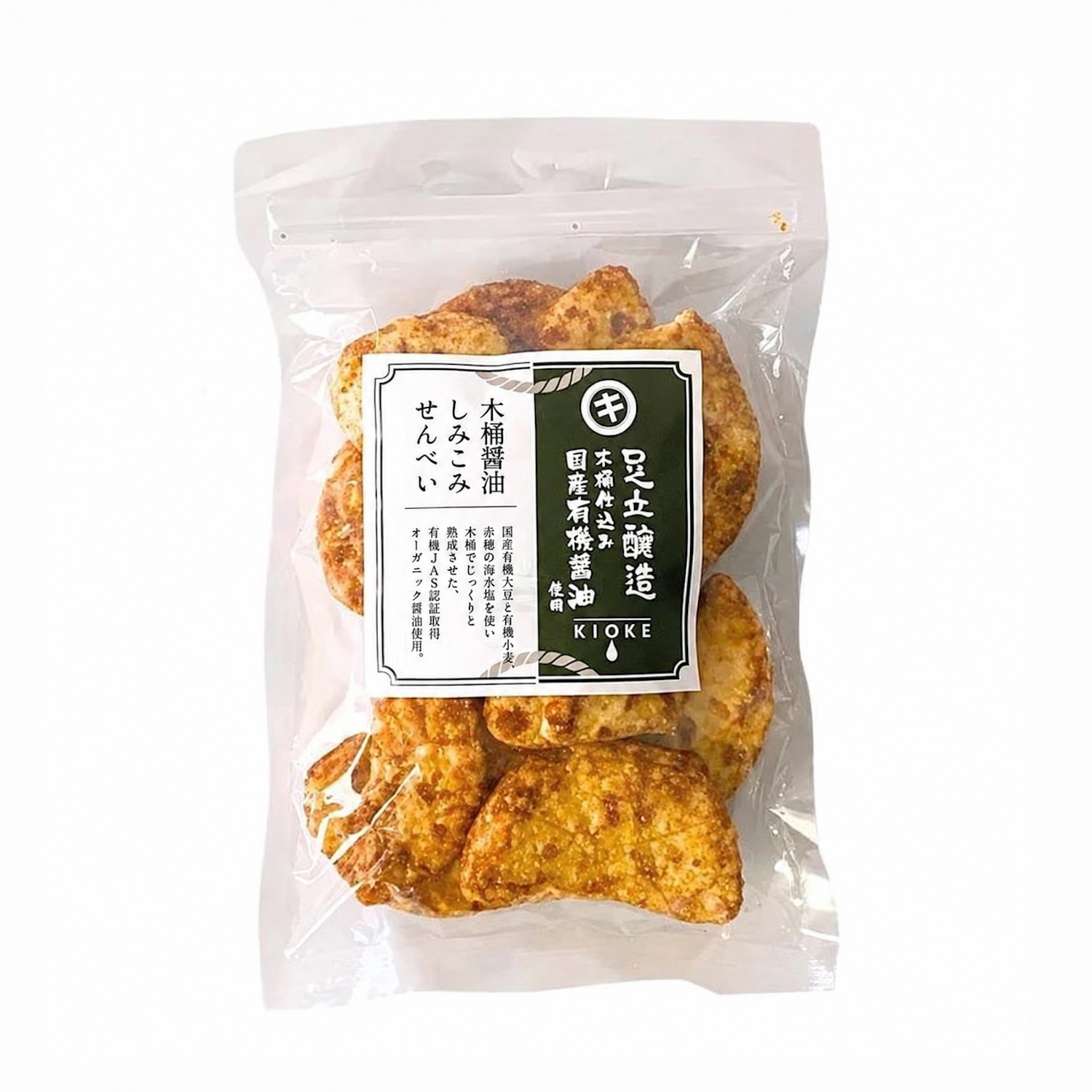 木桶醤油しみこみ煎餅｜1袋（140g）