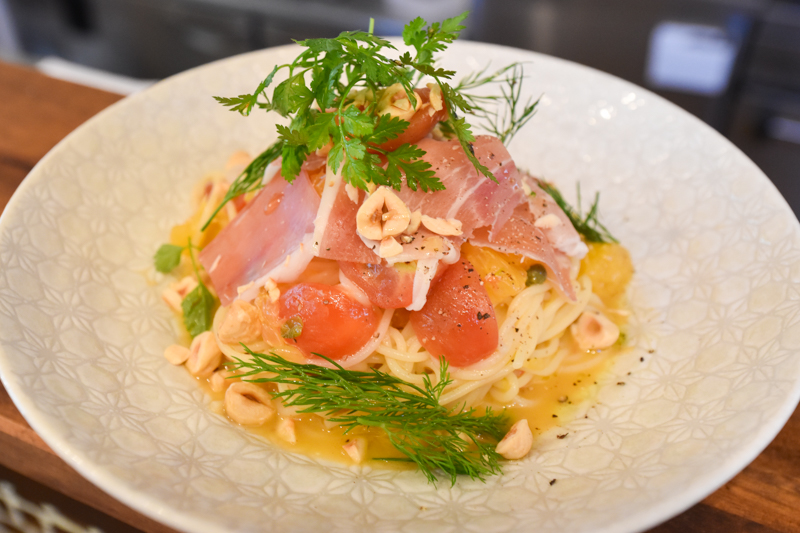 【期間限定】bistro vines「甘夏とトマトの冷製パスタ」レシピリレーセット