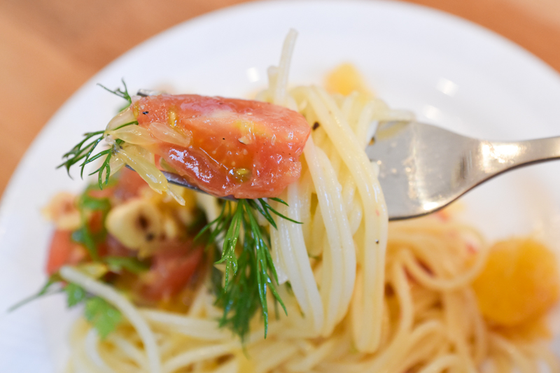 【期間限定】bistro vines「甘夏とトマトの冷製パスタ」レシピリレーセット