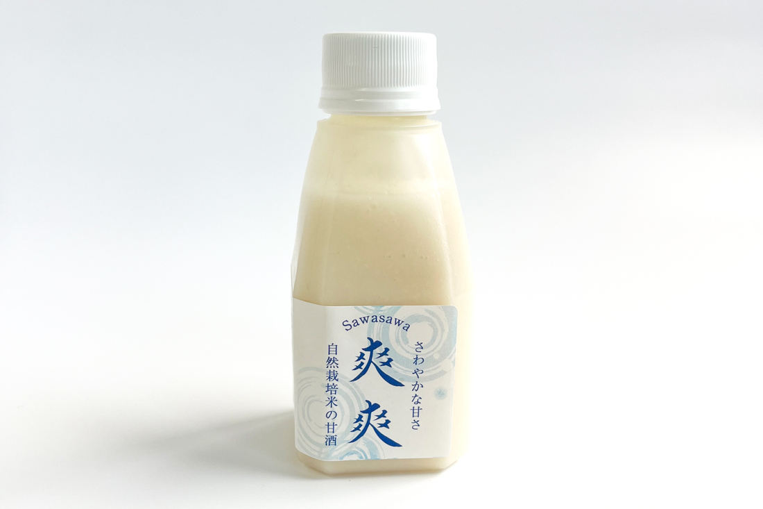 自然栽培米の甘酒麹でつくる やさしい甘酒｜6本入り
