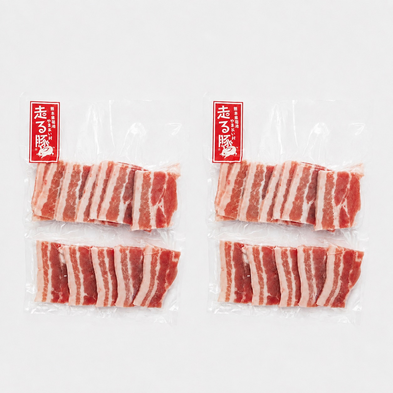走る豚 バラ焼肉用｜400g