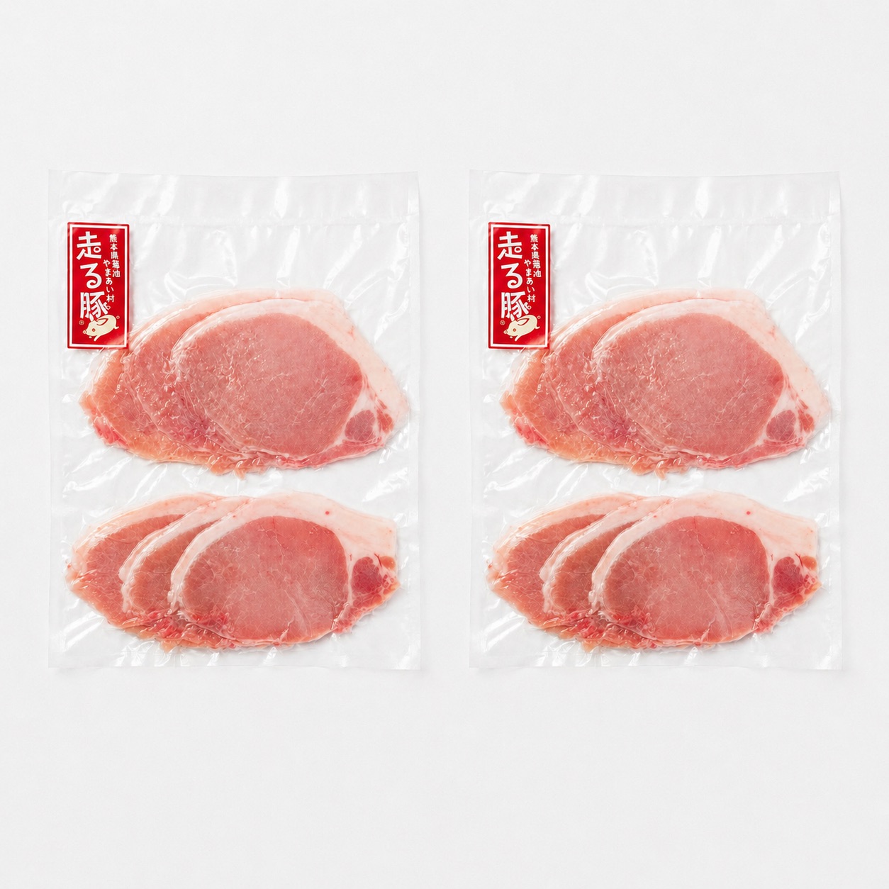 走る豚 ローススライス｜400g