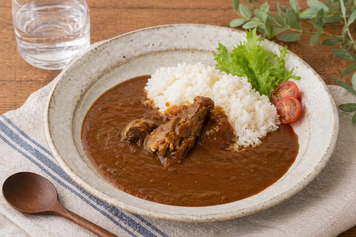 特別飼育 神山鶏の手羽元カレー