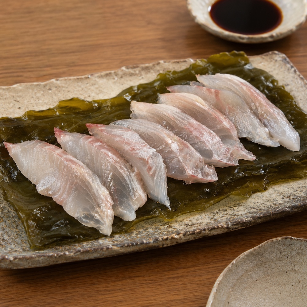 季節の天然魚 昆布〆｜1パック（75g）