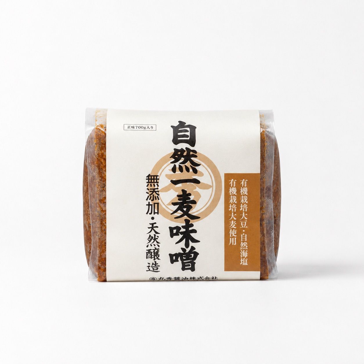 無添加・天然醸造 自然一麦味噌｜700g