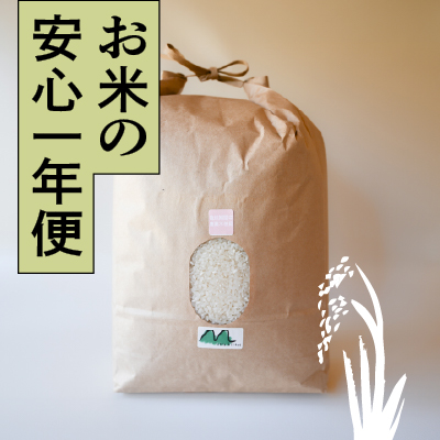 ＜再入荷待ち＞ 【安心一年便・月1配送】 自然栽培 「くまさんの輝き」 白米｜3kg