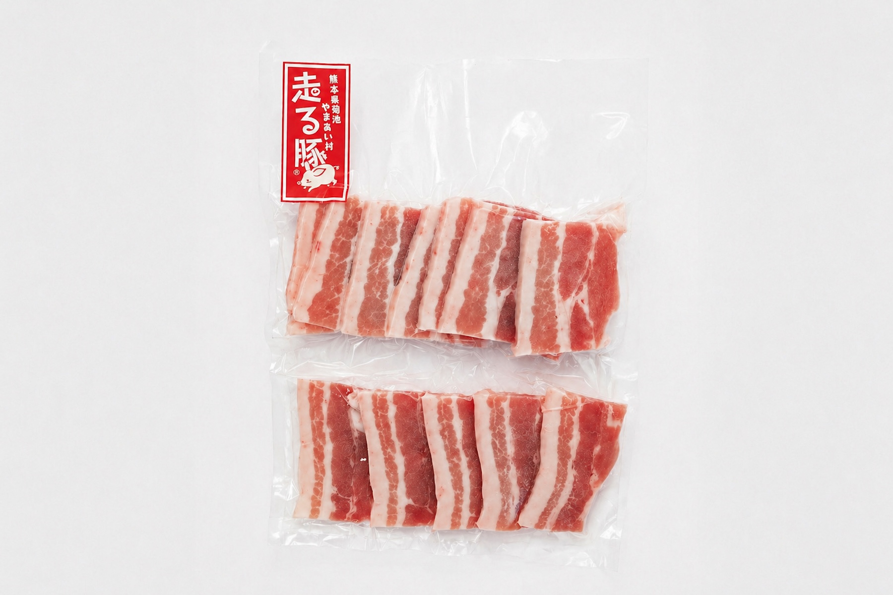 走る豚 バラ焼肉用｜400g