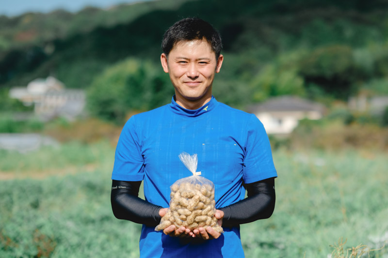 ＜再入荷待ち＞ 有機栽培 生落花生｜800g