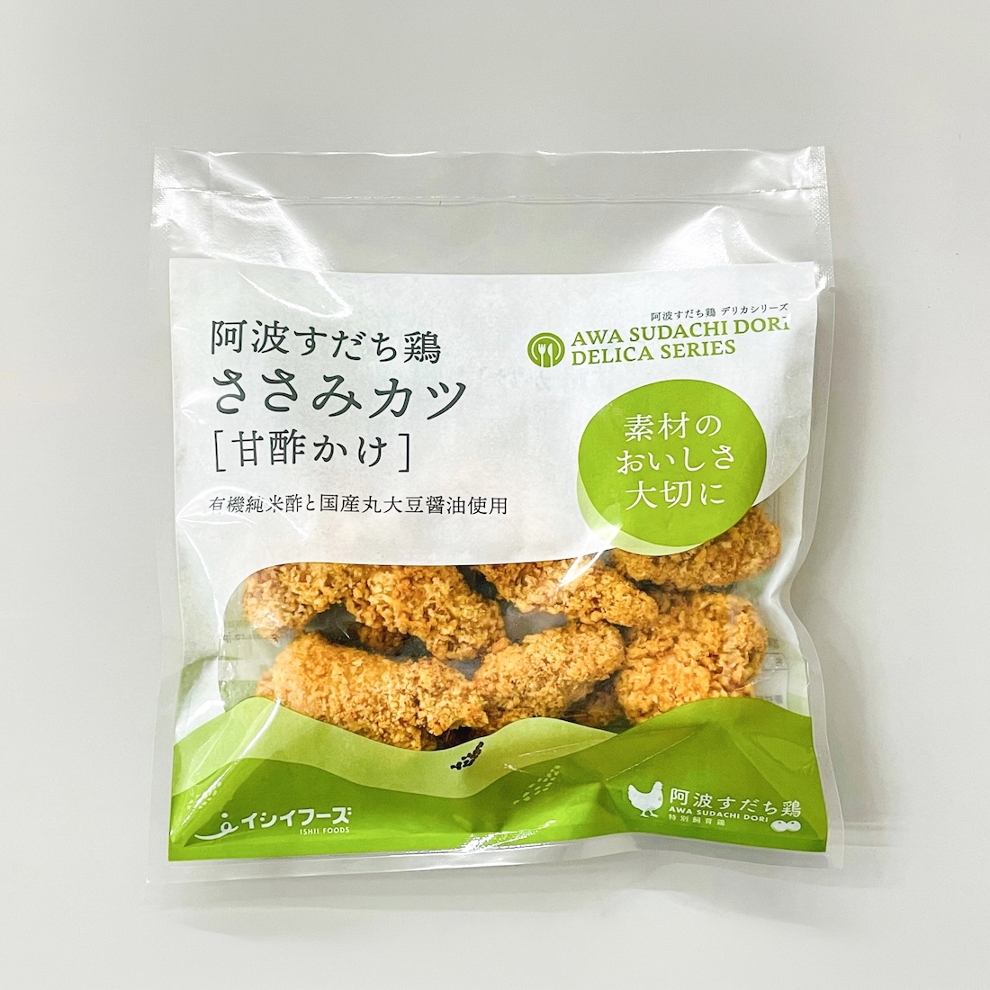 特別飼育 阿波すだち鶏のささみカツ（甘酢かけ）