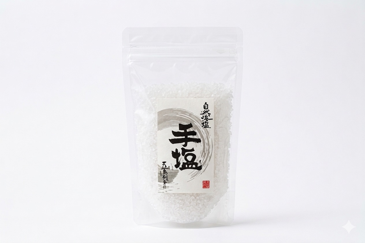 五島列島の手造り海塩『手塩』｜1kg