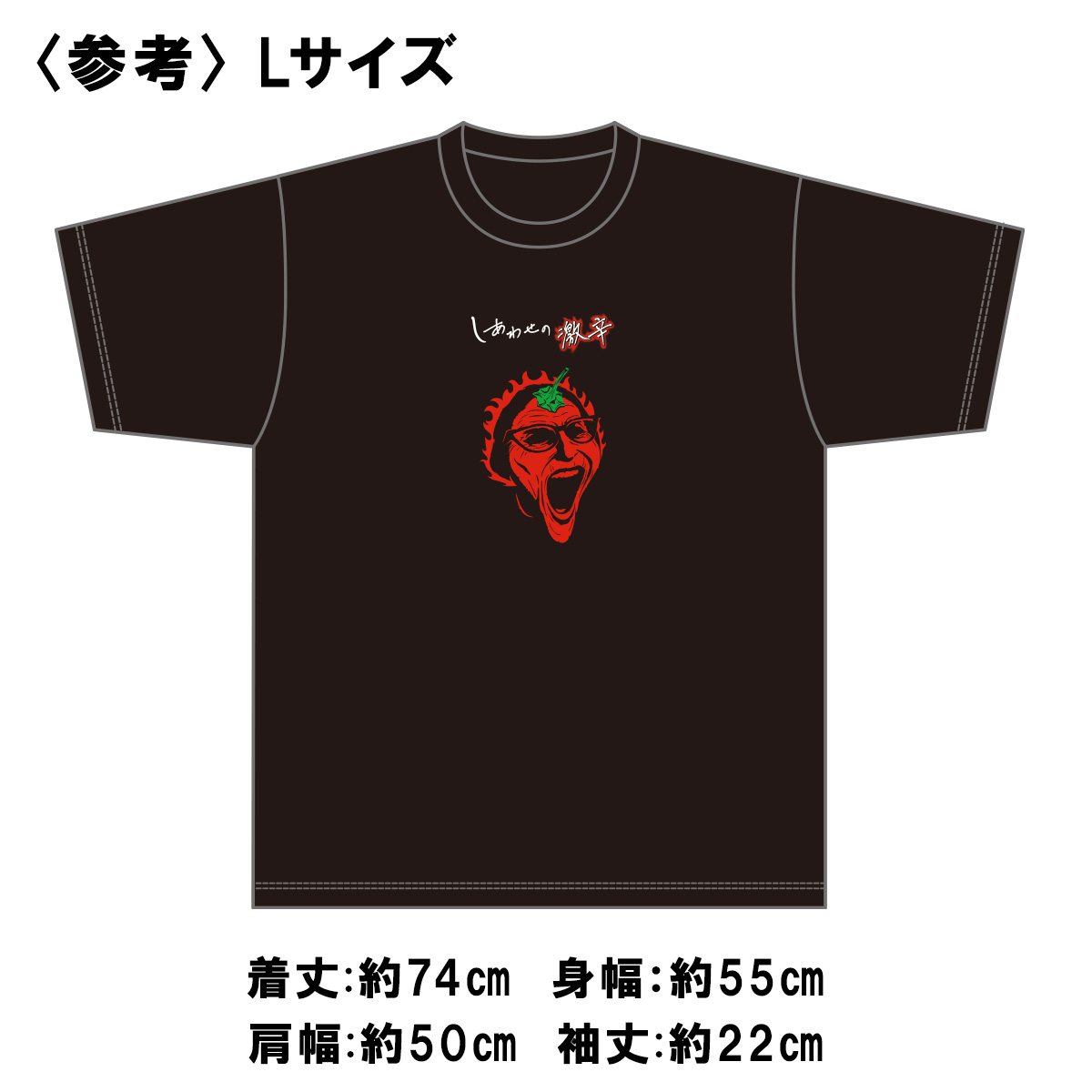 パスタセットTシャツ サイズ参考