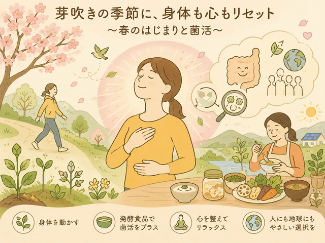 プラネタリーヘルスの春の循環イメージ