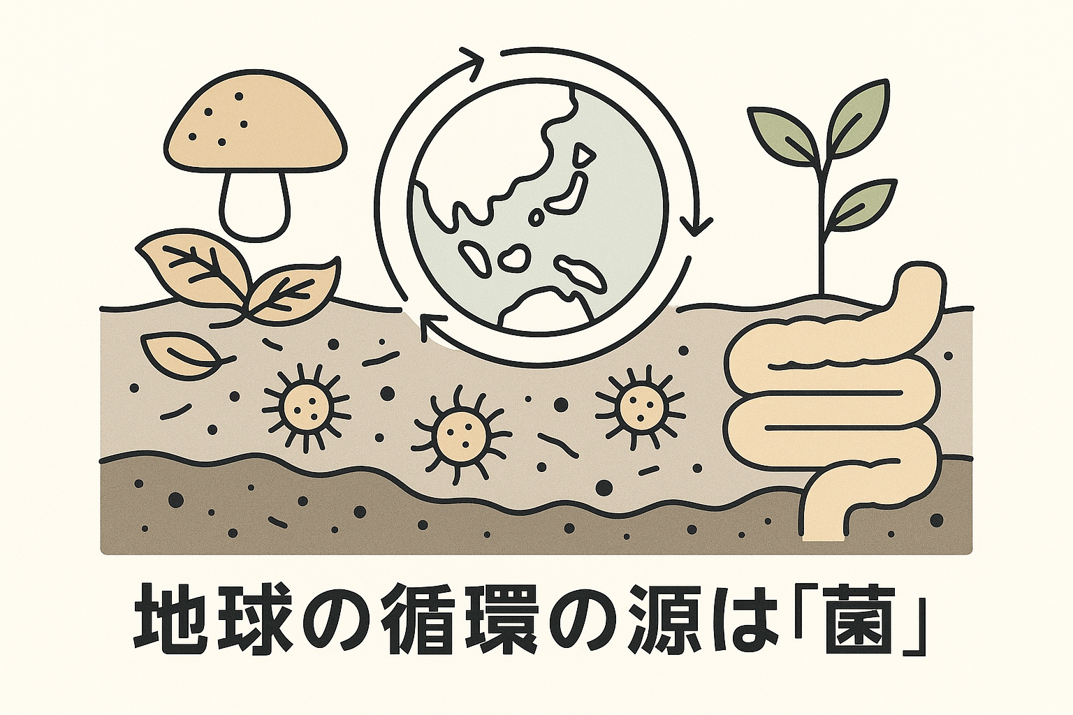 地球の循環の源は「菌」