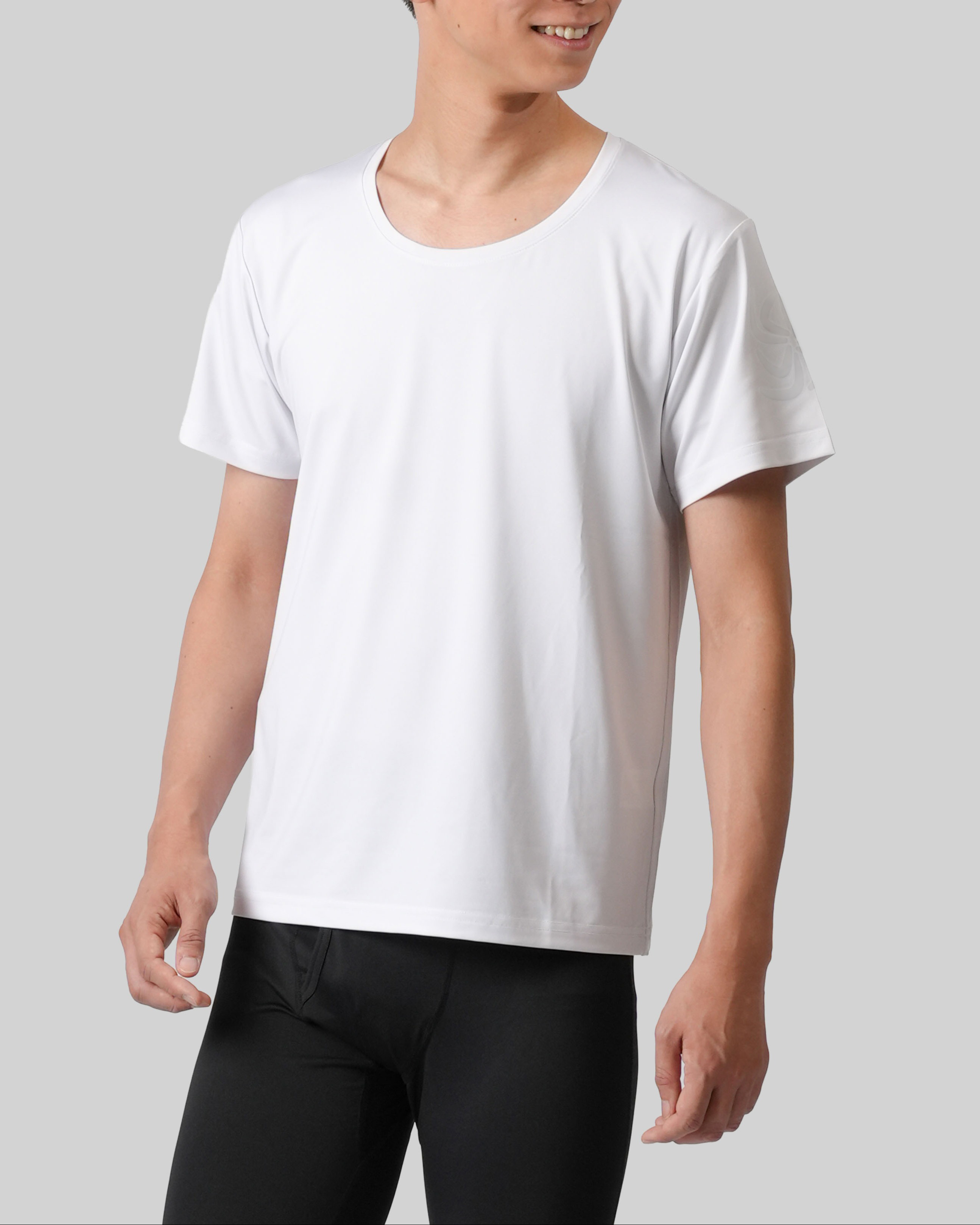 リカバリードライTシャツ サイズ: S, カラー: ホワイト