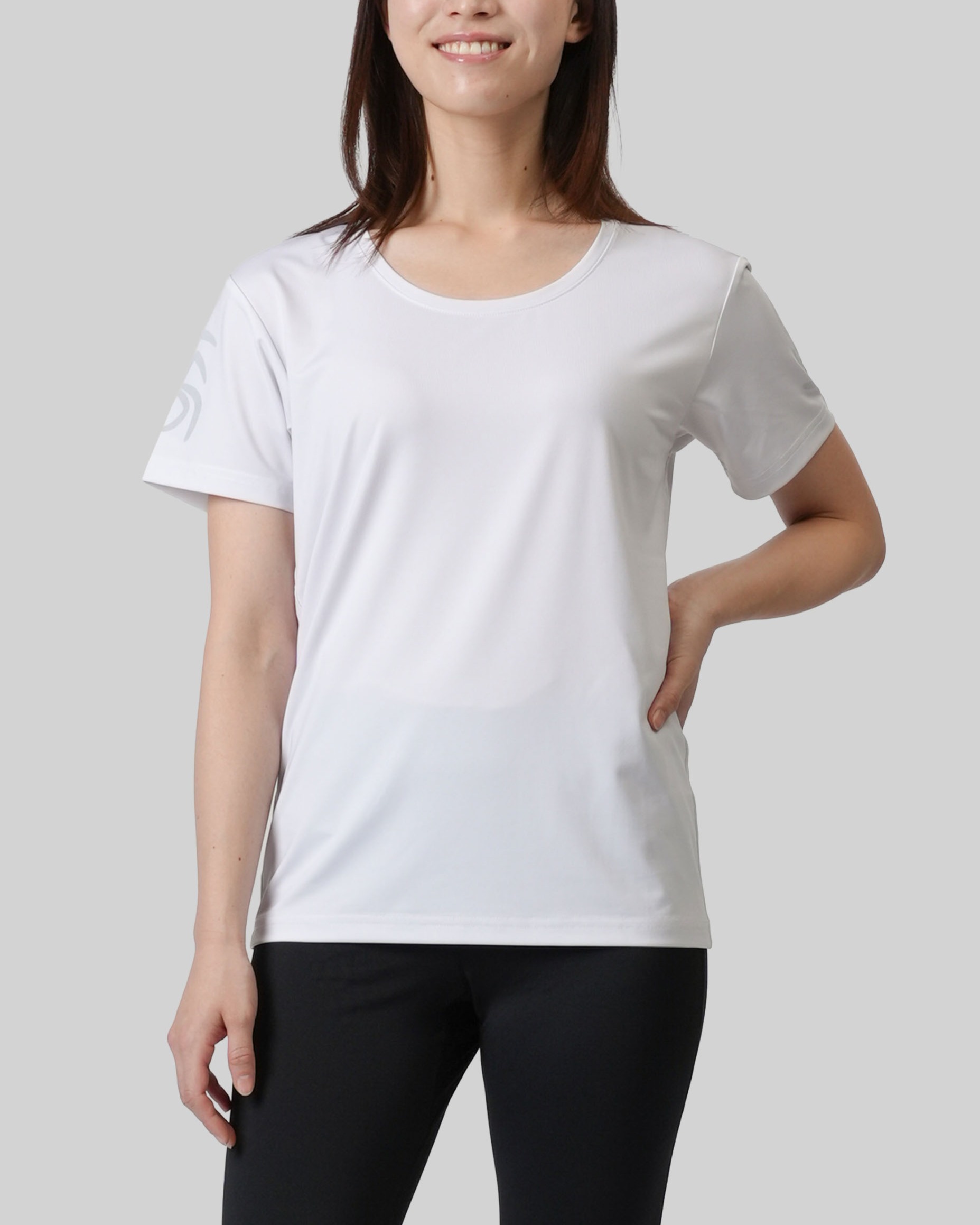 リカバリードライTシャツ サイズ: S, カラー: ホワイト