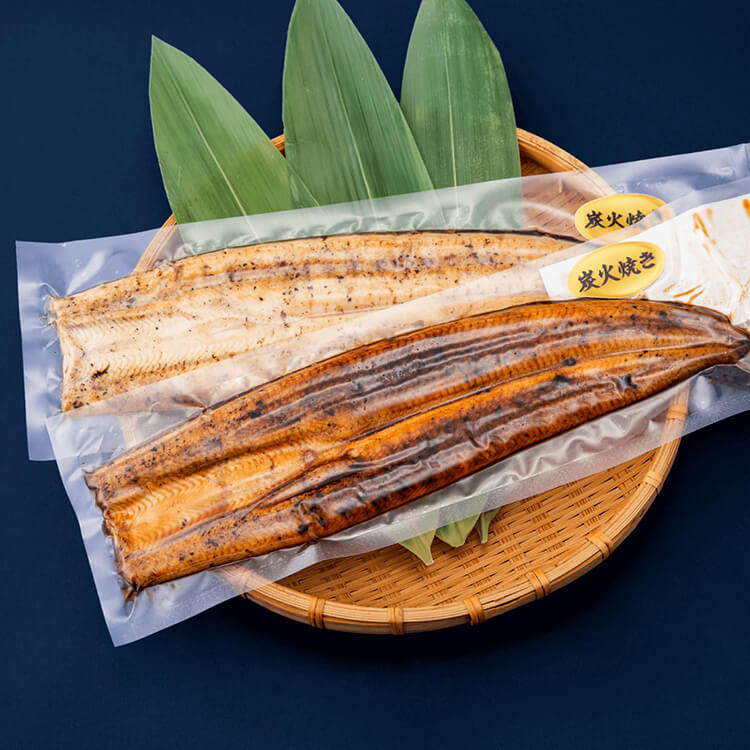 【J】炭焼き×白焼き 紅白セット　＜3~5人前＞