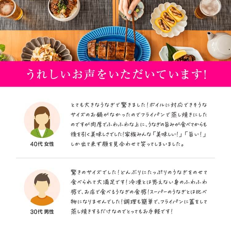 炭火手焼きうなぎ蒲焼き 福袋（2尾）