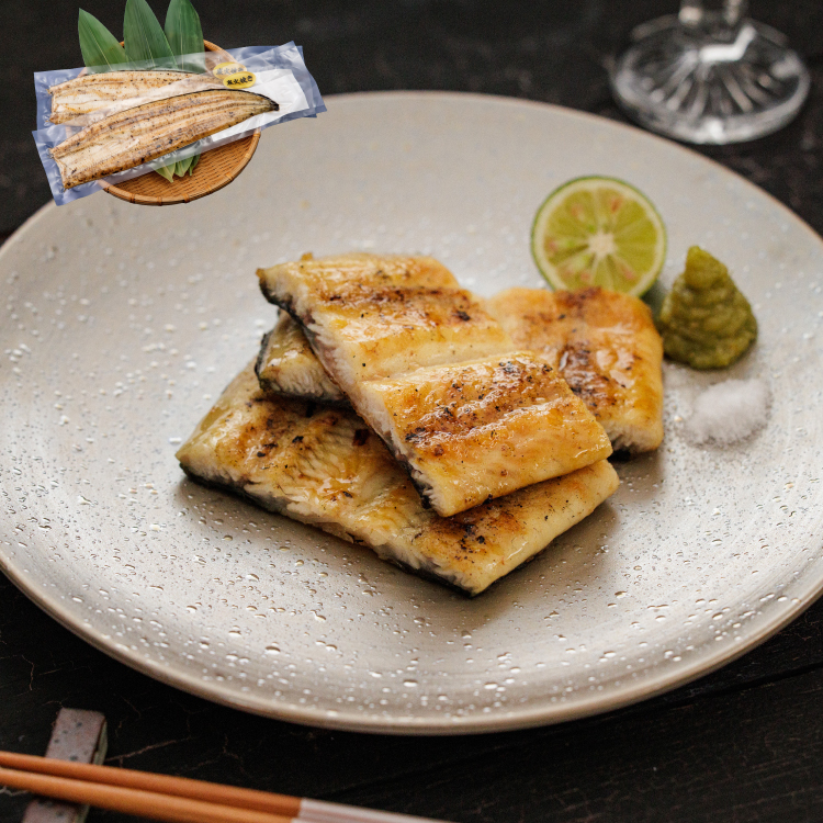 鹿児島県産 炭火手焼きうなぎ白焼き（2尾）＜3~5人前＞
