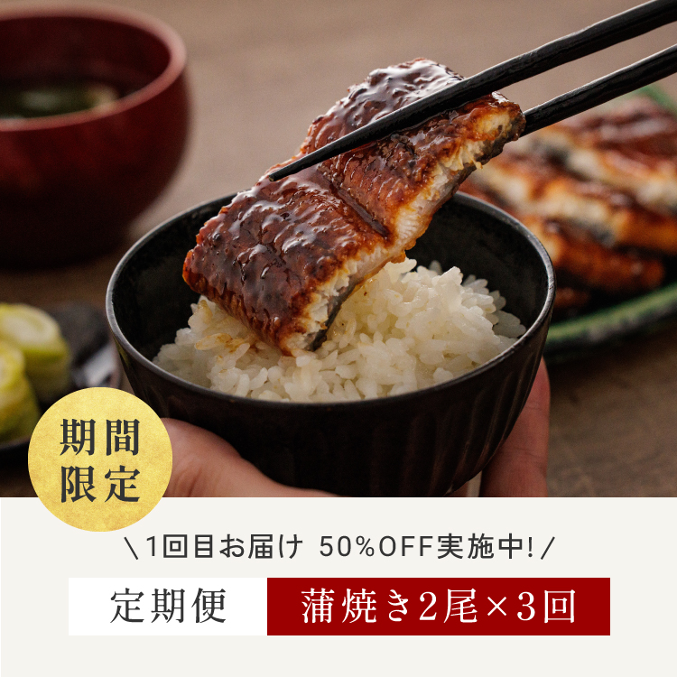満腹うなぎ 定期便3回