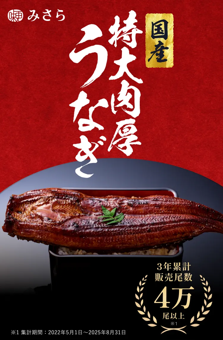 みさら 国産 特大肉厚うなぎ うなぎ生産日本一