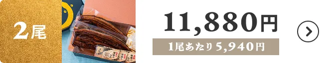 2尾 11,880円 1尾あたり5,940円