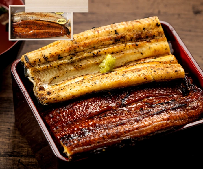 ＜紅白セット＞鹿児島県産 特上炭火うなぎ 蒲焼き+白焼き＜3〜5人前＞