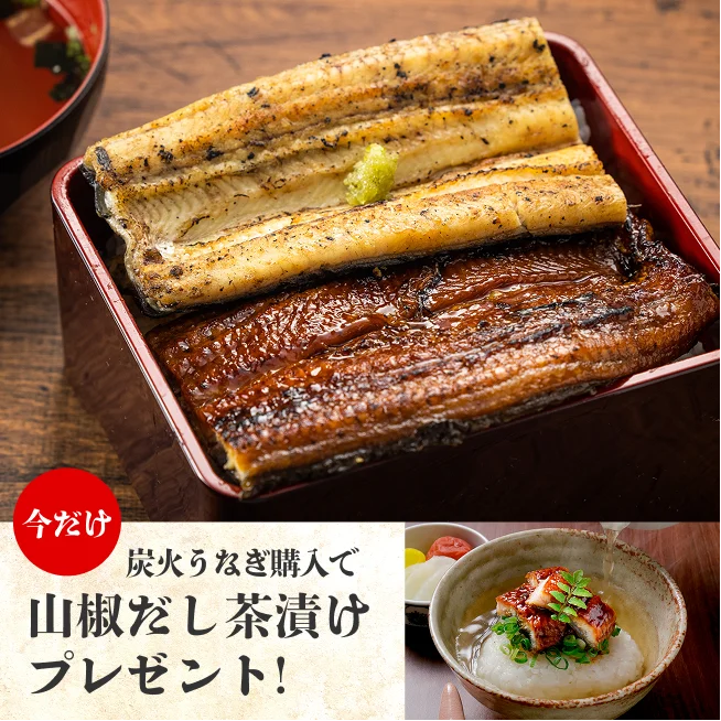 ＜紅白セット＞鹿児島県産 特上炭火うなぎ 蒲焼き+白焼き