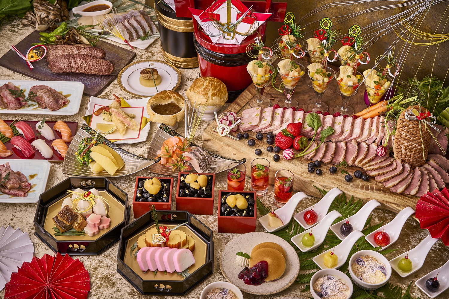 【都エレガンスクラブ会員様専用】【1月1日】新春プレミアムバイキング2026 券種: 【前売】大人 税込価格 13,750円 