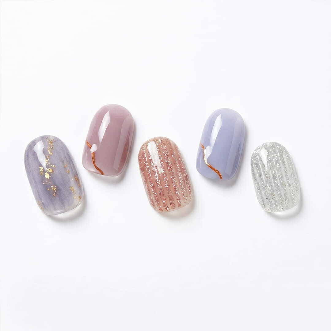 ラベンダー×ブルーグレーニュアンス