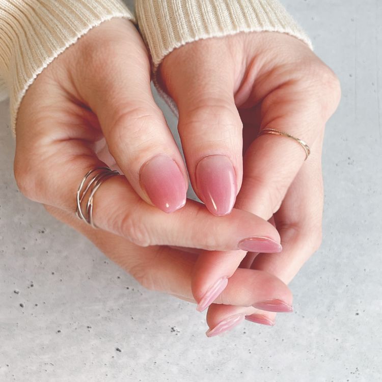 ※完売※くすみローズピンクグラデーション