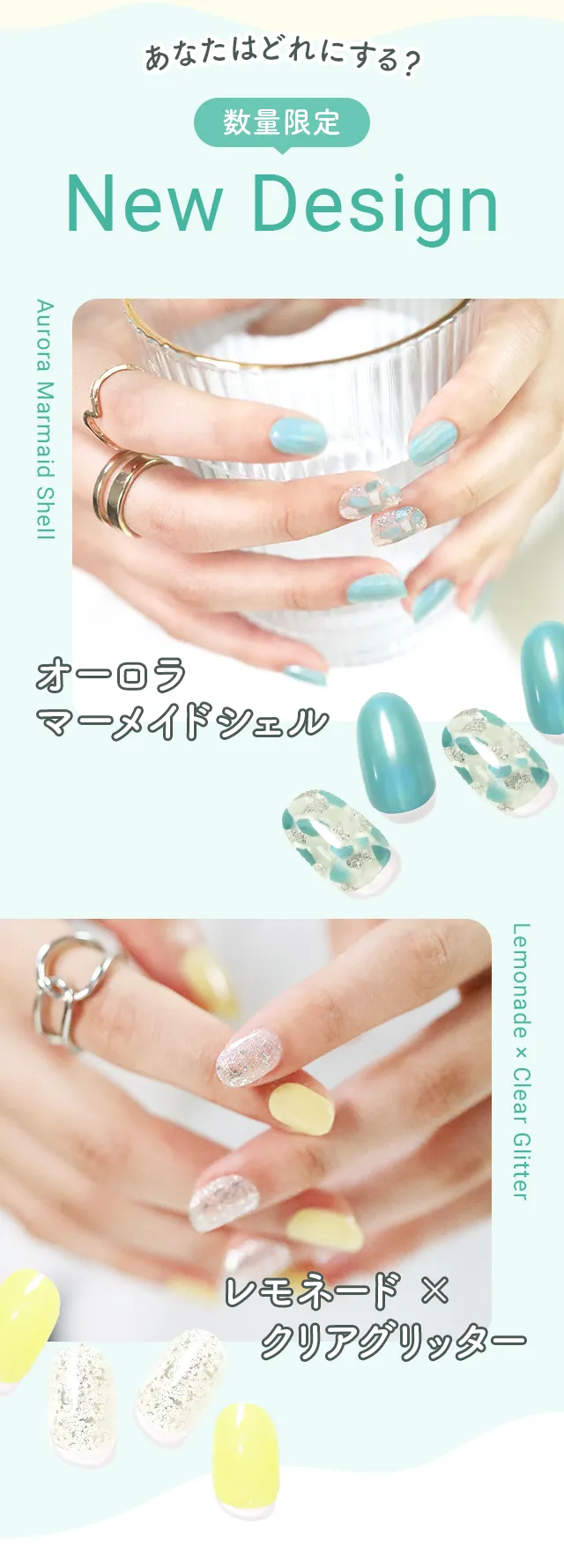 あなたはどれにする？数量限定 New Design