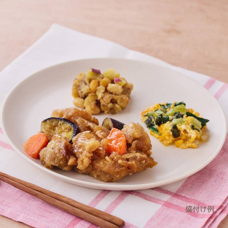 鶏肉とお野菜のほっこり甘酢あん