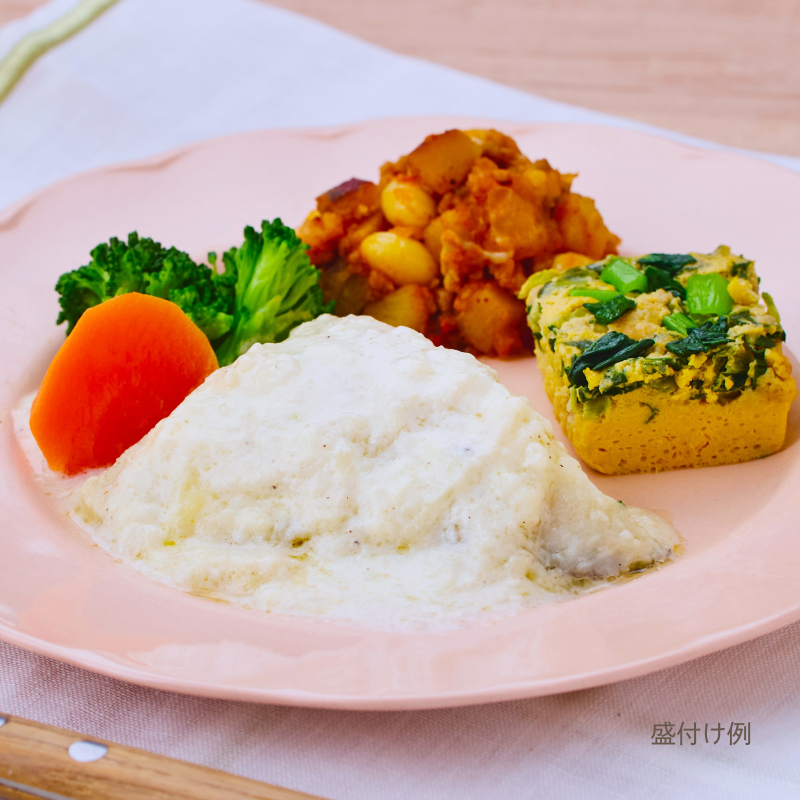 カレイと野菜のまろやかクリーム煮
