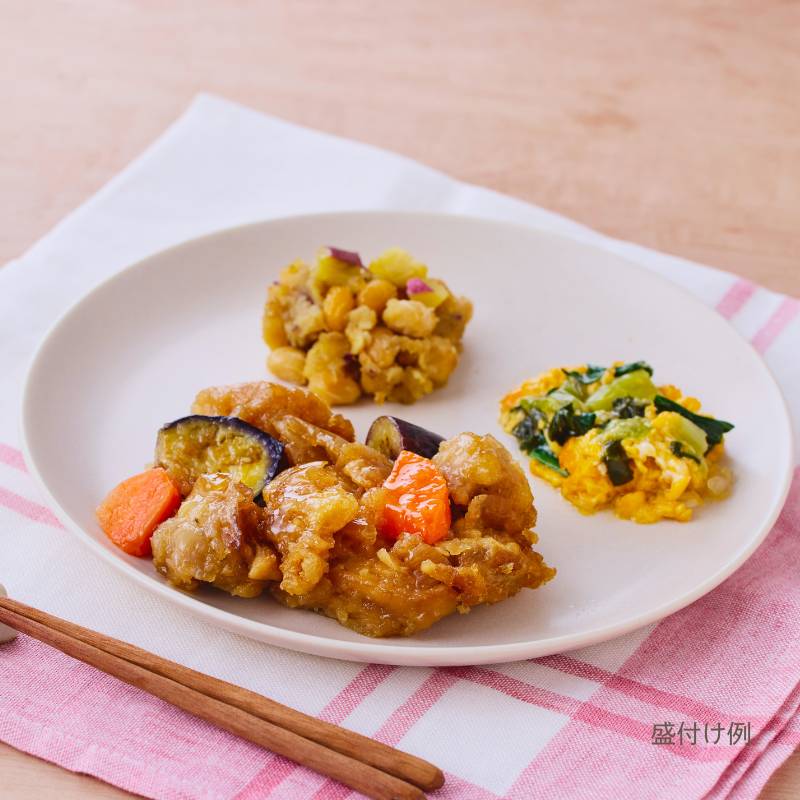 鶏肉とお野菜のほっこり甘酢あん