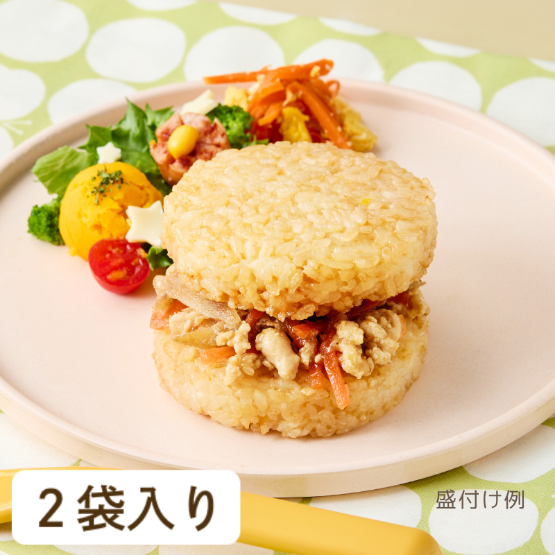 鶏肉きんぴらライスバーガー
