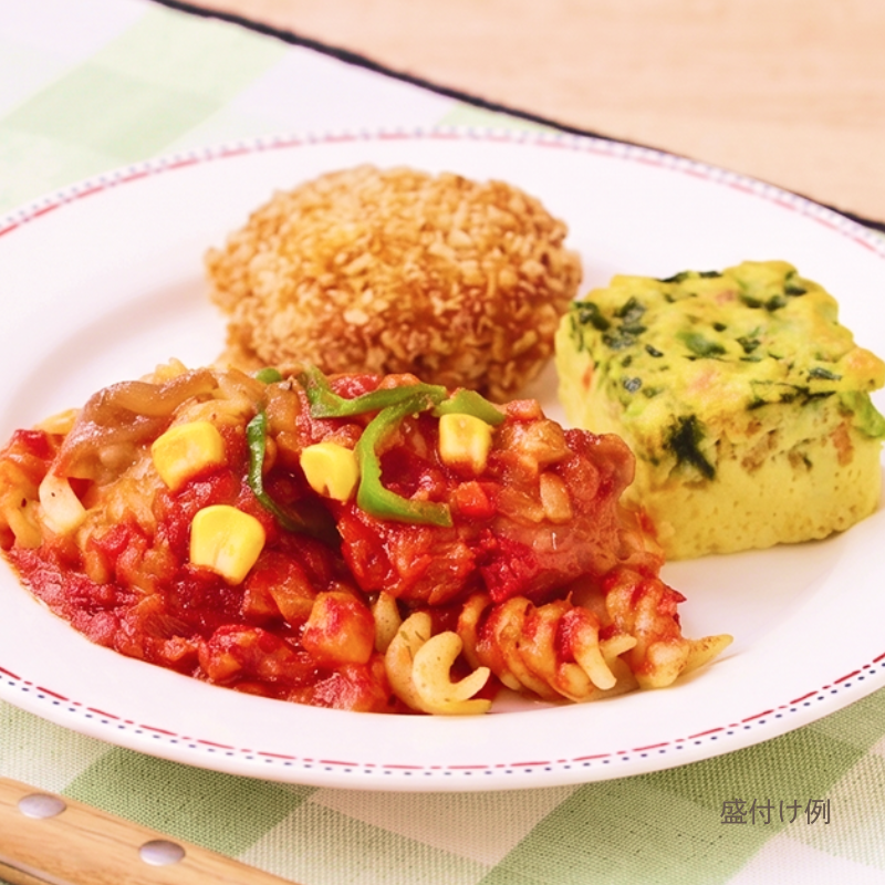 鶏肉のピザ風グリル（トマトソース）