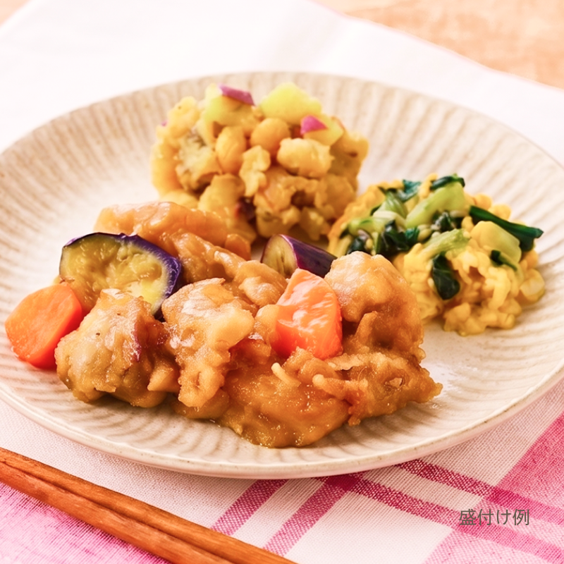 鶏肉とお野菜のほっこり甘酢あん