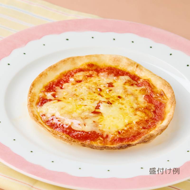 チーズとトマトのお子さまマルゲリータ