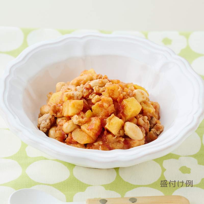 やさしい甘みの さつまいもケチャップ煮