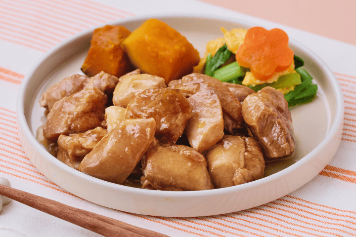 国産鶏ももの照り煮