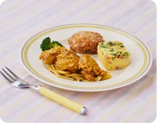 カレー味のチキンの画像