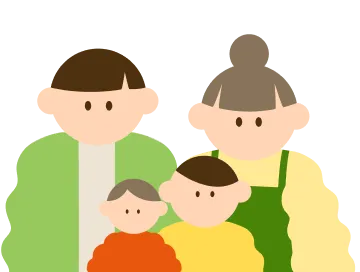 家族のイラスト