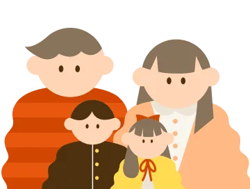 家族のイラスト