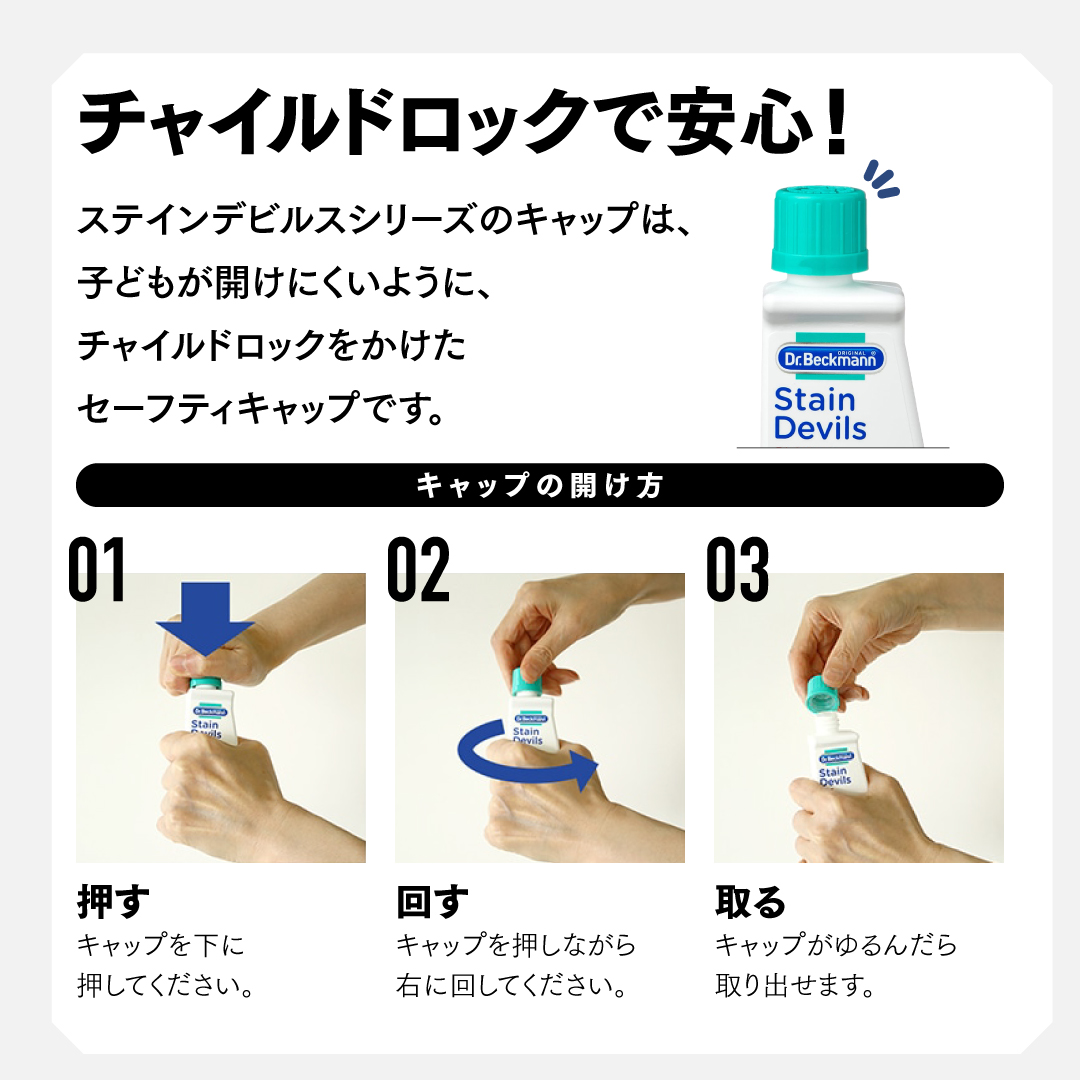 【日本国内正規品/メーカー公認店】ドクターベックマン ステインデビルス ご希望の商品をお選びください: 血液 ミルク アイスクリーム 卵用