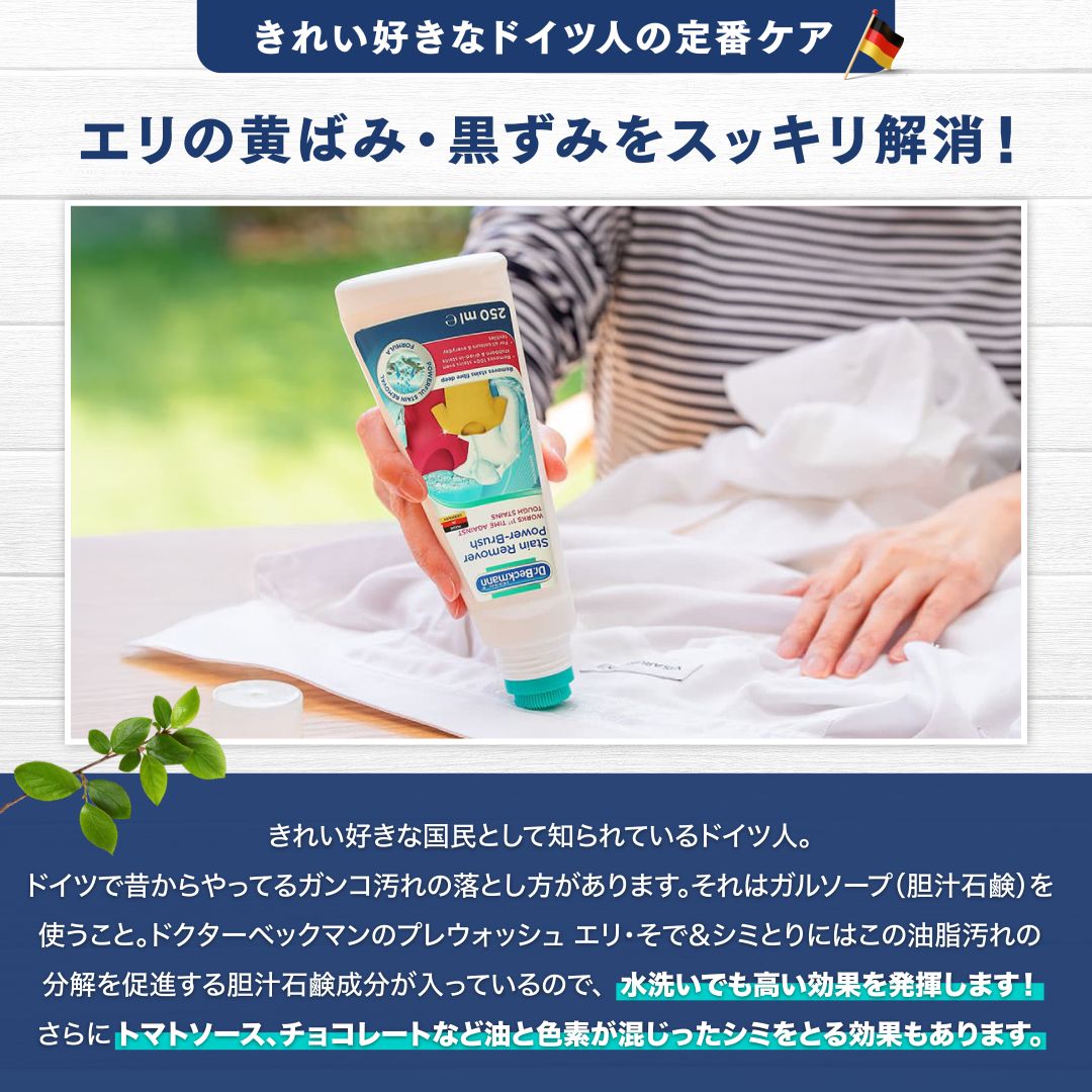 ドクターベックマン プレウォッシュ エリ・そで＆シミとり